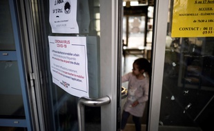 Dans une école toulousaine durant le confinement.
