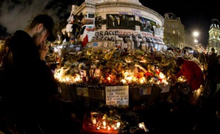 Place de la République à Paris, le 17 novembre 2015