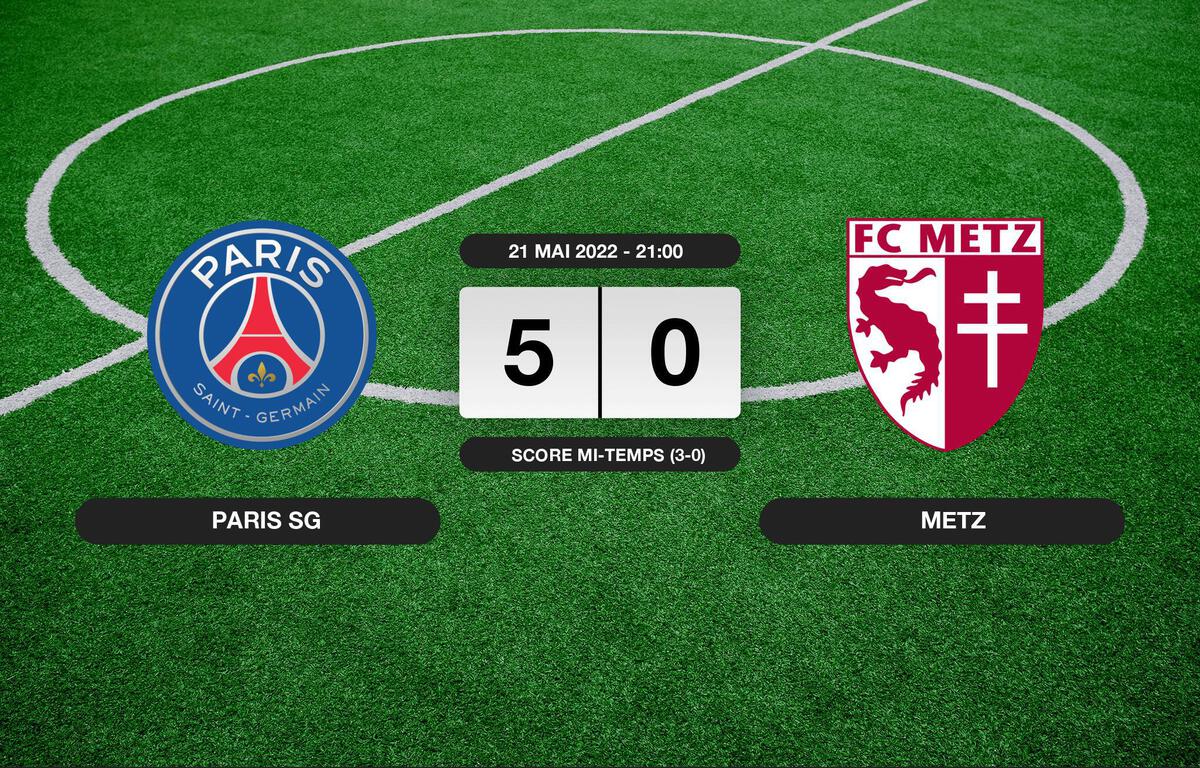 PSG Metz (50) Le résumé du match de journée 38