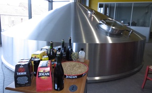 La nouvelle salle de brassage de la Jenlain.