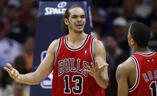Le pivot des Bulls, Joakim Noah, le 17 avril 2010