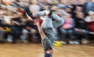 Un championnat de breakdance en Allemagne.