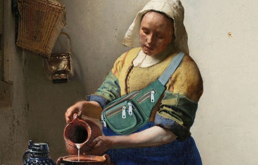 Entre « La laitière » de Johannes Vermeer et le sac banane, l'œuvre amenée à durer dans le temps n'est pas forcément celle que l'on croit. 