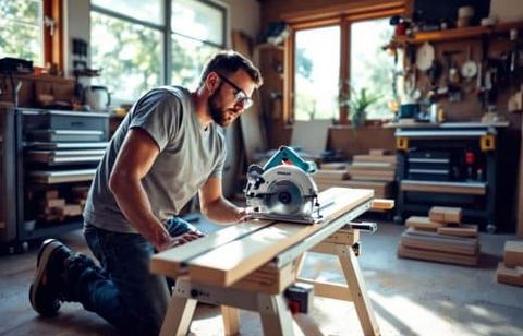 Fini les coupes approximatives : scie circulaire Scheppach + rail à 149 € chez Leroy Merlin !
