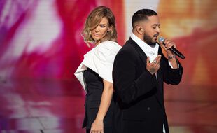 Vitaa et Slimane lors des NRJ Music Awards 2019