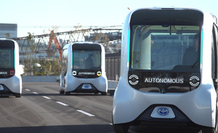 Toyota dévoile ses navettes autonomes