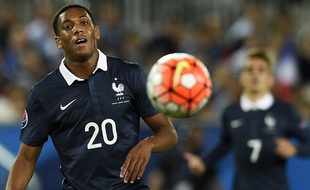 Anthony Martial lors de France-Serbie le 7 septembre 2015.