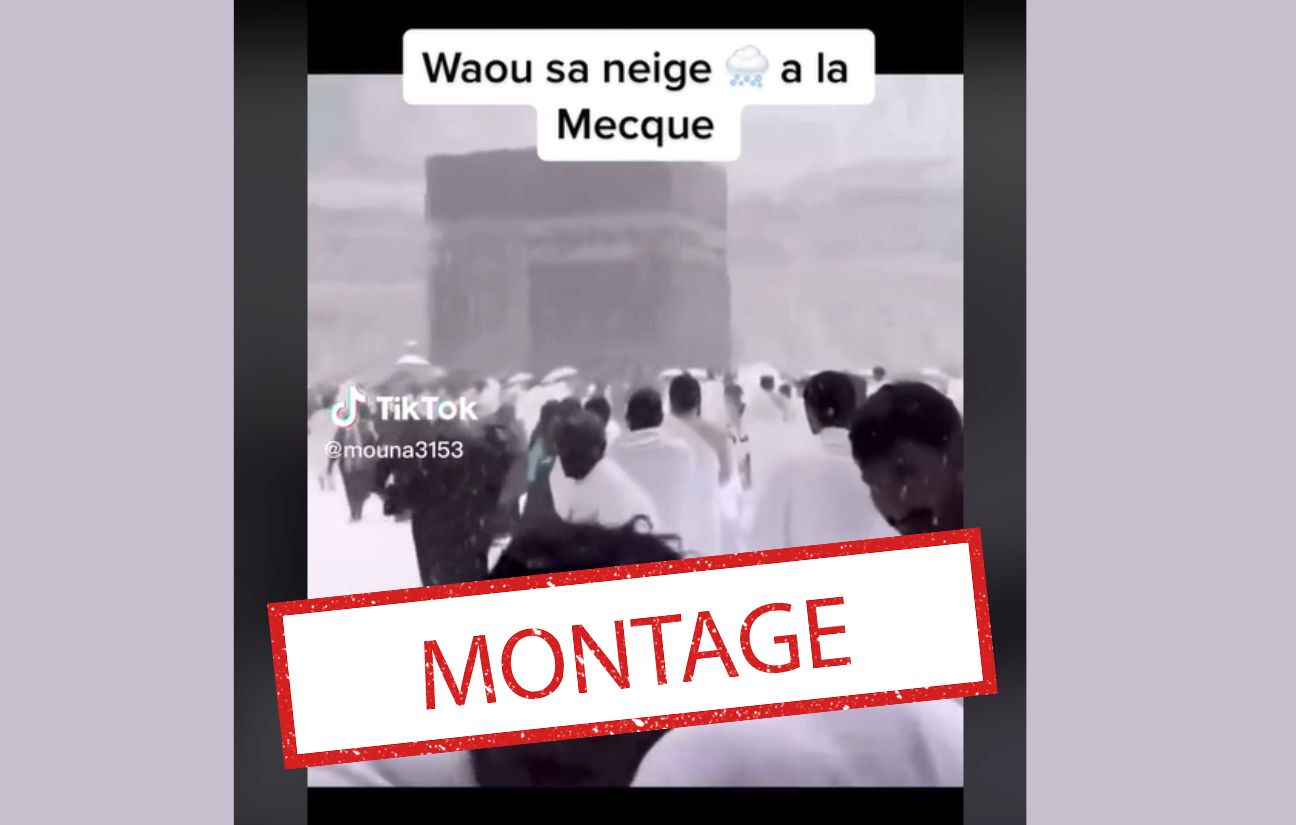 Arabie saoudite De la neige à La Mecque ? Gare au fake