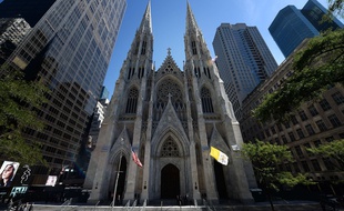 L'emblématique cathédrale Saint-Patrick de New York, le 24 septembre 2015.