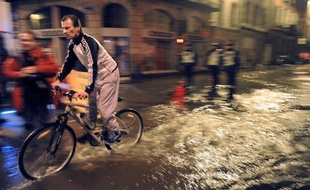 La tempête Qumeira, dans la nuit du 6 au 7 février 2014.
