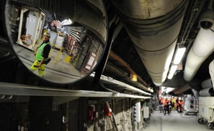 Les installations pour stocker les déchets radioactifs à Bure (Meuse), le 4 février 2013