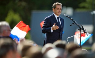 L'ex-président Nicolas Sarkozy, lors de l'université d'été des Pays de la Loire du parti Les Républicains à La Baule, le 5 septembre 2015