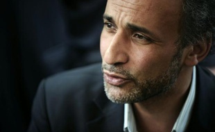 L'islamologue suisse Tariq Ramadan à Nantes, le 25 avril 2010