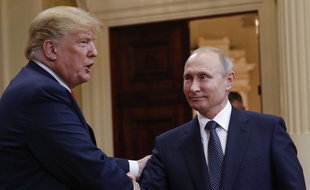 Donald Trump et Vladimir Poutine à Helsinki le 16 juillet 2018.