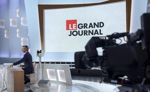 Le plateau du «Grand Journal».