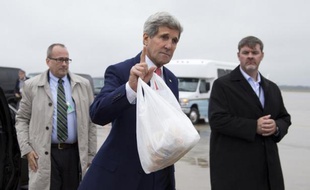 Le secrétaire d'Etat américain John Kerry à Maryland le 11 octobre 2014