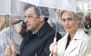 Penelope et François Fillon, le 3 juillet 2008 au Québec.