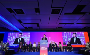 Le congrès de l'Alliance des libéraux et démocrates pour l'Europe, à Madrid le 9 novembre 2018.