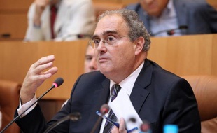 Le président de la Collectivité territoriale de Corse Paul Giacobbi à l'Assemblée de Corse, à Ajaccio, le 6 septembre 2013