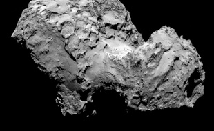 La comète 67P/Churyumov-Gerasimenko le 6 août 2014.
