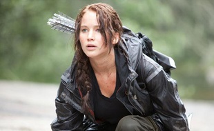 Photo extraite du film «Hunger Games», avec Jennifer Lawrence.