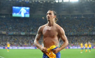 L'attaquant suédois Zlatan Ibrahimovic, le 19 juin 2012, à Kiev.