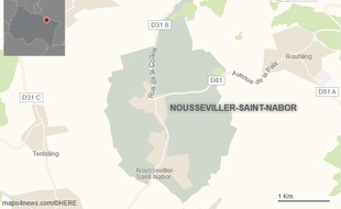 La commune de Nousseviller-Saint-Nabord, en Moselle.