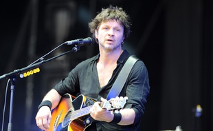 Bertrand Cantat aux Vieilles Charrues en 2014.