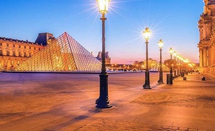 Une photo du musée du Louvre sur son propre compte Instagram