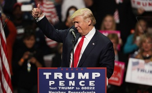 Le président américain élu Donald Trump