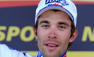Le coureur français Thibaut Pinot (FDJ), le 8 juillet 2012? à Porrentruy (Suisse).