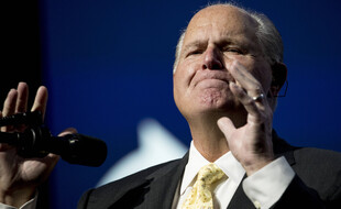 L'animateur radio américain Rush Limbaugh, ici en 2019, est mort le 17 février 2021.