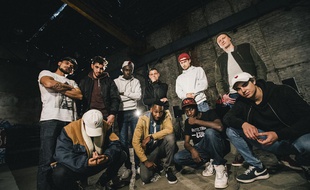 Finalistes de la première édition du concours de freestyle Dernier Mot, organisé par Red Bull