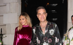 Les époux Ayda Field et Robbie Williams à Londres