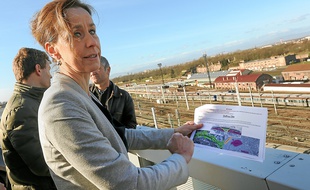 Jeudi, Fabienne Keller a présenté son projet pour l'arrière de la gare.