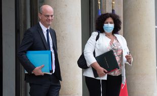 Jean-Michel Blanquer, le ministre de l'Education nationale, et Frédérique Vidal, la ministre de l'Enseignement supérieure.