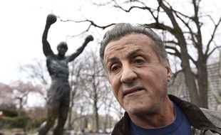 Sylvester Stallone, le 4 avril 2018 à Philadelphie.