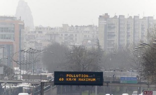 Pollution le 15 mars 2014 sur les périphériques parisiens