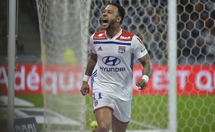 Dans le dur actuellement comme tout l'OL, Memphis Depay a ouvert le score vendredi face à Angers (2-1). ROMAIN LAFABREGUE