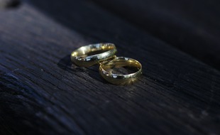 Des alliances de mariage. Illustration.