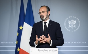 Edouard Philippe, le 15 avril 2020.