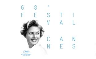 Ingrid Bergman sur l'affiche du festival de Cannes 2015.