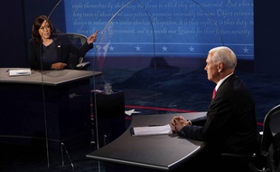 Kamala Harris et Mike Pence le 7 octobre 2020.