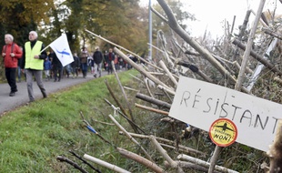 Marche contre le projet d aeroport de Notre Dame des Landes le 26 11 2017.//SALOM-GOMIS_nddl014/Credit:SEBASTIEN SALOM GOMIS/SIPA/1711261815