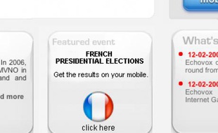 L'entreprise suisse Echovox propose d'envoyer les résultats du premier tour par SMS avant l'heure.