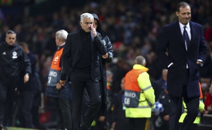 José Mourinho lors de Manchester United-Juventus en Ligue des champions, le 23 octobre 2018.