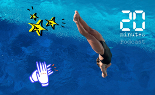 Illustration d'un plongeon d'une personne