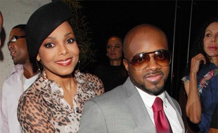 Janet Jackson et Jermaine Dupri, lors de la soirée d'anniversaire de ce dernier, à New York, le 23 septembre 2008.