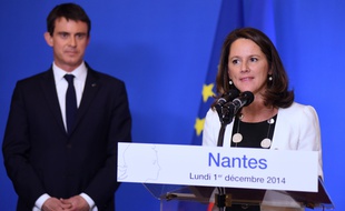 Manuel Valls, ancien Premier ministre, et Johanna Rolland, maire de Nantes et présidente de Nantes métropole