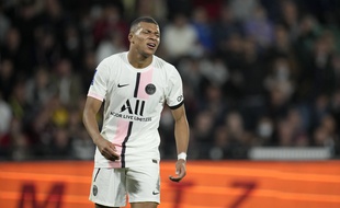 Kylian Mbappé lors de Metz-PSG, mercredi au stade Saint-Symphorien.